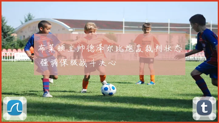 布莱顿主帅德泽尔比炮轰裁判状态 强调保级战斗决心